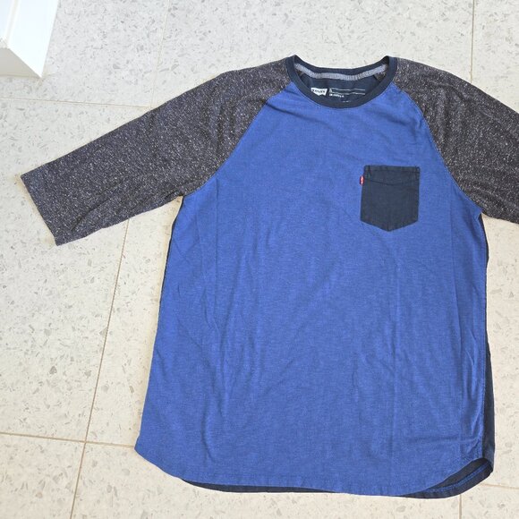 Levis Men SHIRT with 3/4 Sleeves * X-LARGE - Picture 1 of 3